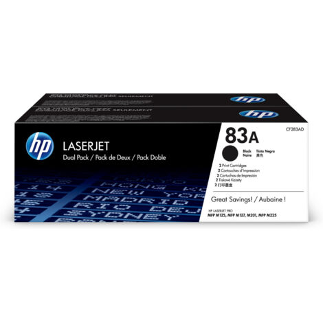 Toner Originalzubehör 83A ca. 2 x 1.500 Seiten schwarz 2 St./Pack.