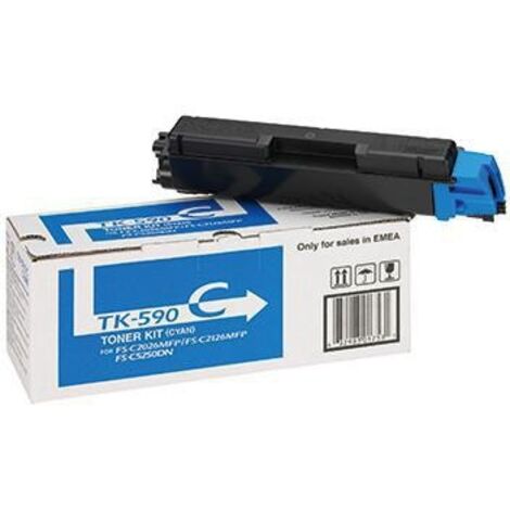 Toner Originalzubehör TK-590C ca. 5.000 Seiten cyan