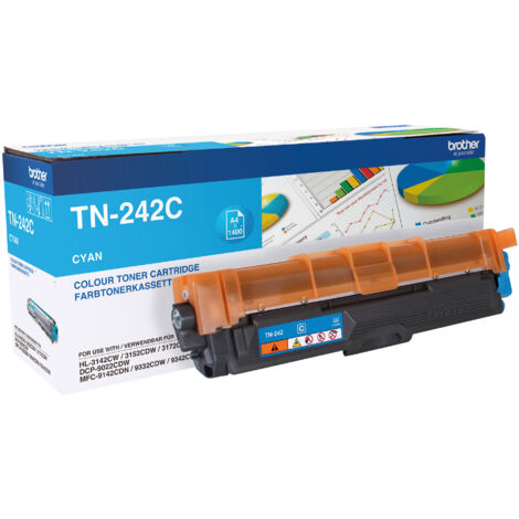 Toner Originalzubehör TN-242C ca. 1.400 Seiten cyan