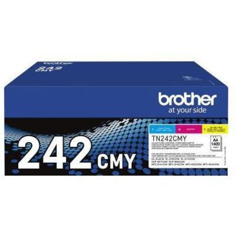 Toner Originalzubehör TN-242CMY ca. 3 x 1.400 Seiten cyan magenta gelb 3 St./Pack.
