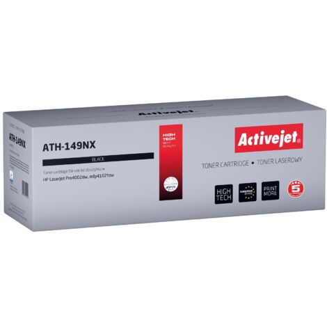 Toner Sostitutivo Activejet ATH-149NX Nero per HP 149X W1490X Supreme, 9.500 pagine