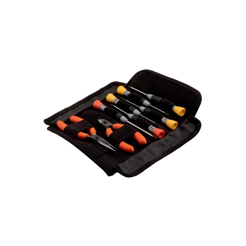 Bahco - Jeu de pinces et tournevis compacts 8 pièces