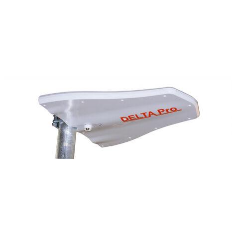 Tonna – Antenne directionnelle pour voiture VHF/UHF 174-790 MHz – Protection 4G – Fixation bride pour mât 30-50 mm – Delta Pro