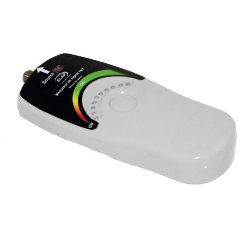 Tonna – Pointeur d'antenne TNT – Mesureur de signal LED – Utilisation autonome avec pile 9V – Affichage niveau signal par 10 LED – Pour antennes UHF, VHF, FM