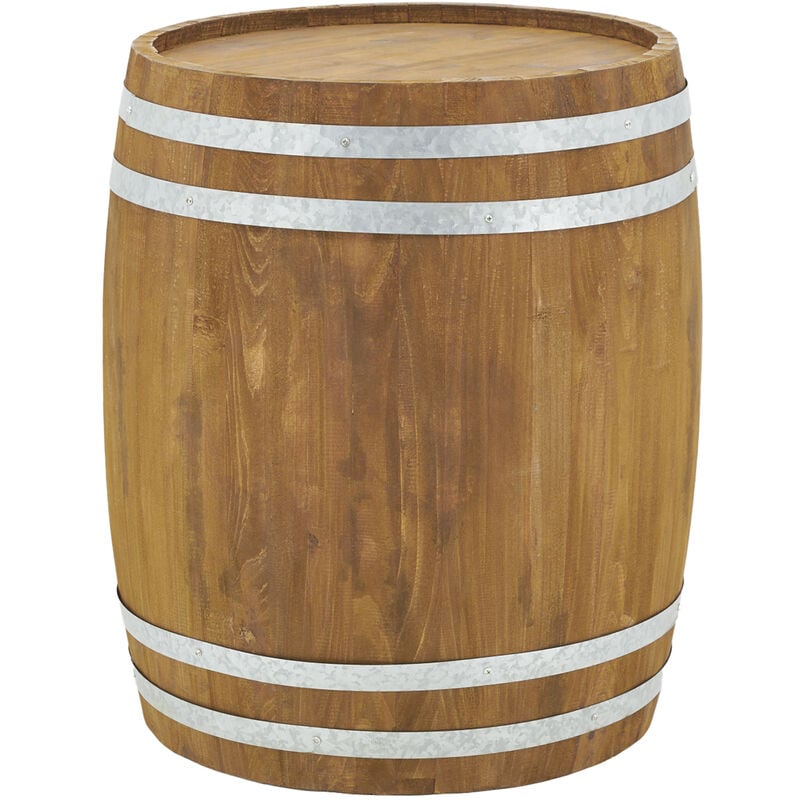 Tonneau en bois vieilli