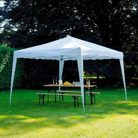 Gazebo 3x3 m pliable imperméable à l'eau pour terrasse Market
