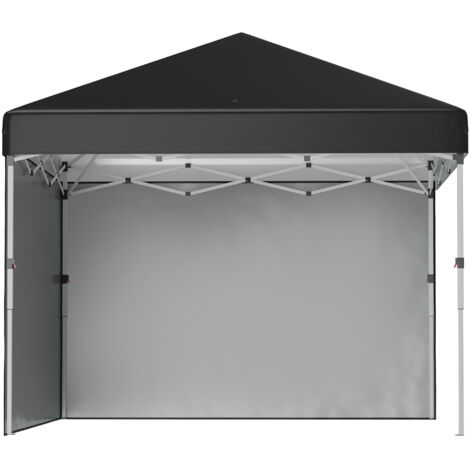 Tonnelle barnum de jardin pop-up pliant réglable en hauteur protection UV 30+ 2 parois latérales sac de transport inclus