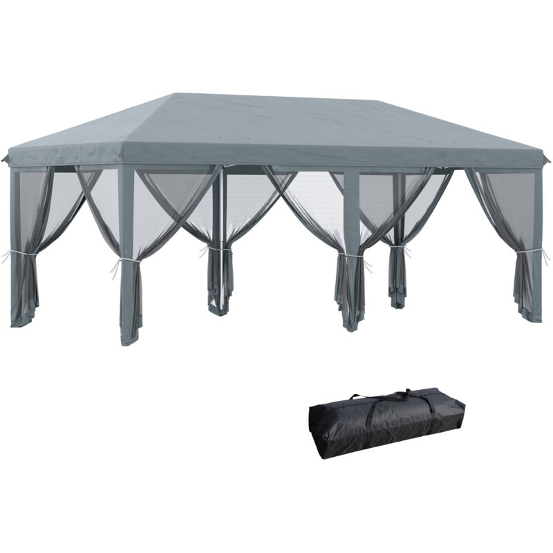 Tonnelle barnum pop-up alexandro gris