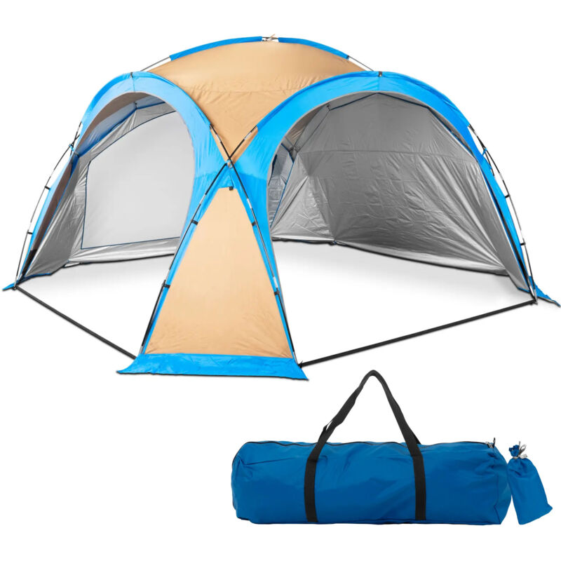 Uniprodo - Tente pavillon de plage de jardin 420 x 420 x 235 cm