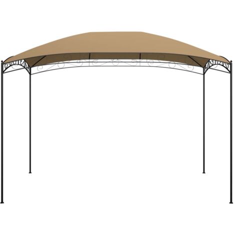 Tonnelle de jardin 3x4x2,65 m Taupe 180 g/m² CFW739096