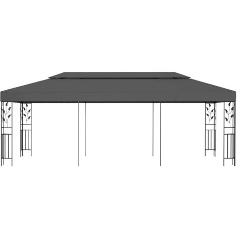 Tonnelle de jardin 3x6 m Anthracite CFW785064