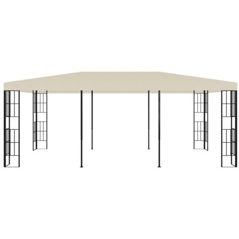 Tonnelle de jardin 3x6 m Crème CFW183871