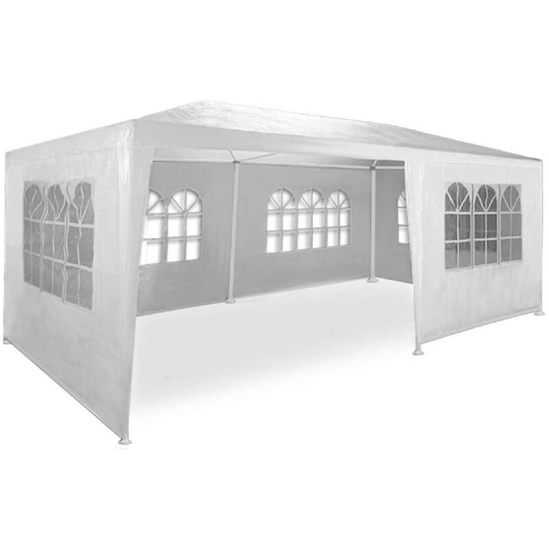 Maxxgarden - Tonnelle de Jardin 3x6 m - 18m² - Pavillon - Avec Panneaux Latéraux - Tente de Jardin Rapide à Installer - Tente de Réception - Barnum