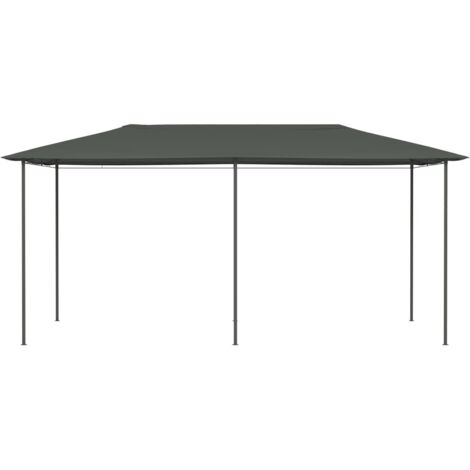 Tonnelle de jardin 3x6x2,6 m Anthracite 160 g/m² CFW889403