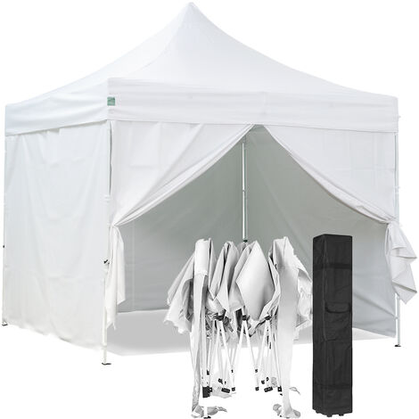 Tonnelle de jardin avec 4 murs amovibles 3x3m ECO BRISO 