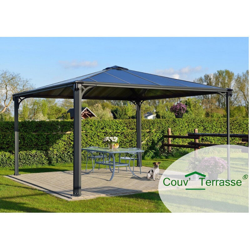 Tonnelle de jardin alu - 12,9m² - gris - Canopia By Palram