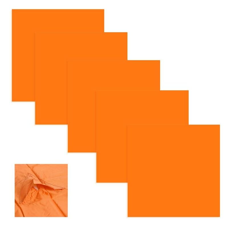Estexo - Tonnelle de jardin pliante + moustiquaire en polyester 3,6 x 3,12 m orange