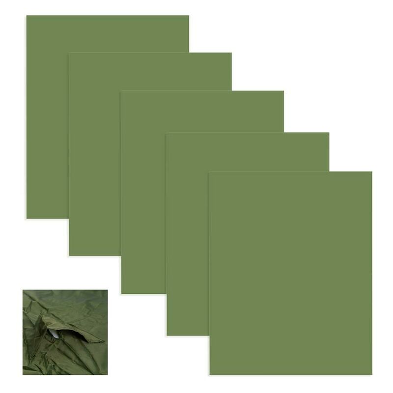Estexo - Tonnelle de jardin pliante + moustiquaire en polyester 3,6 x 3,12 m vert olive
