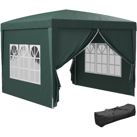 Tonnelle de jardin pliante RAYAN Verte