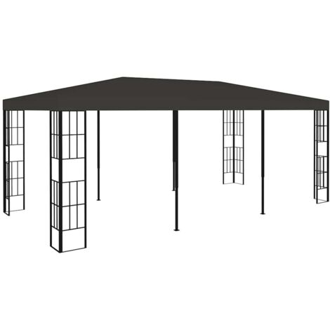Tonnelle de jardin  Tonnelle Barnum Belvédère 3x6 m Anthracite 79564