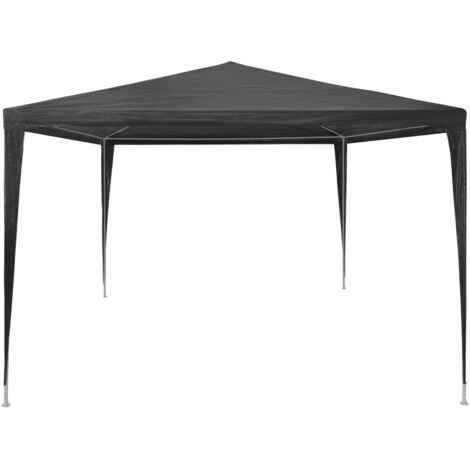 Tonnelle de jardin，Tente de réception 3x4 m PE Anthracite CFW310778