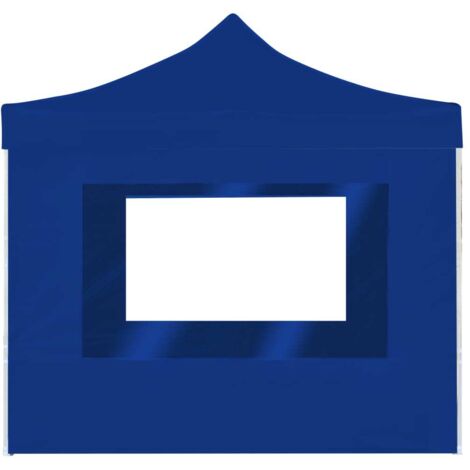 Tonnelle de jardin，Tente de réception pliable avec parois Aluminium 2x2 m Bleu CFW63833