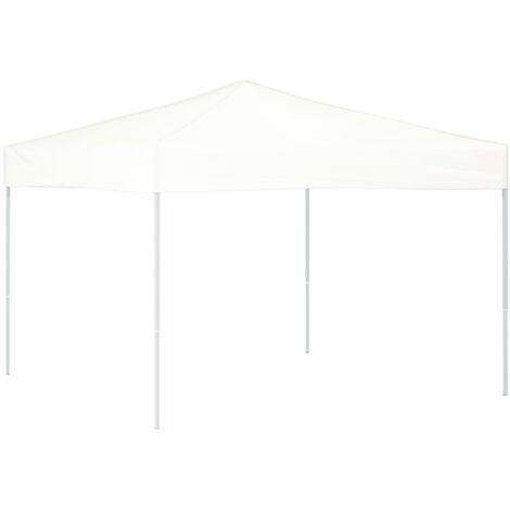 Tonnelle de jardin，Tente de réception pliable Blanc 3x3 m CFW310778