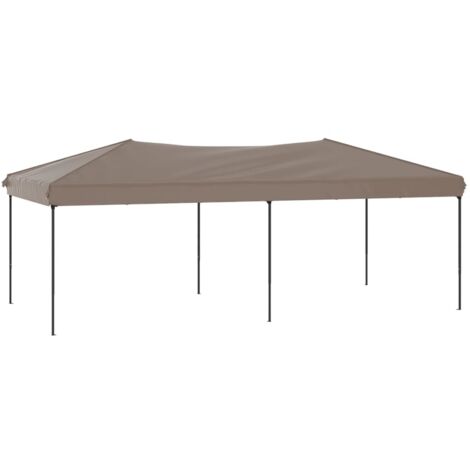Tonnelle de jardin，Tente de réception pliable Taupe 3x6 m CFW310778