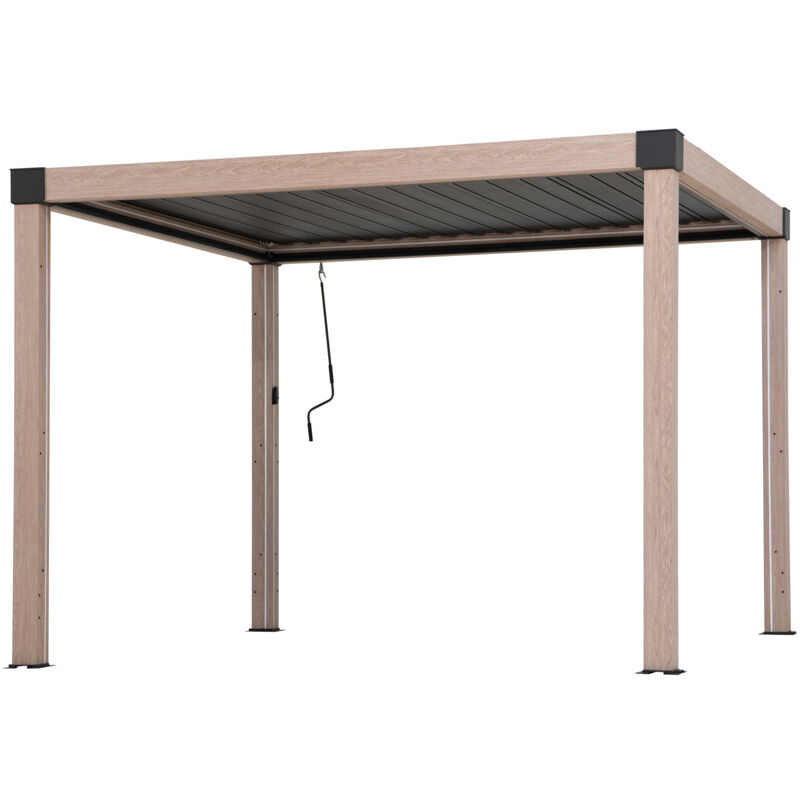 Tonnelle Multi matterhorn en chêne - 306cm x 306cm