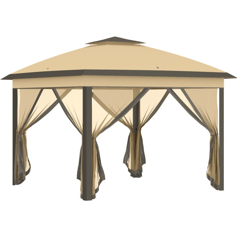 MH - Tonnelle pop-up pliante rhodes beige