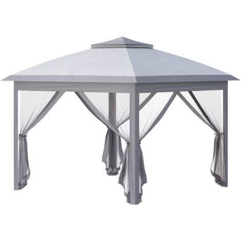Tonnelle pop-up pliante STAVI grise