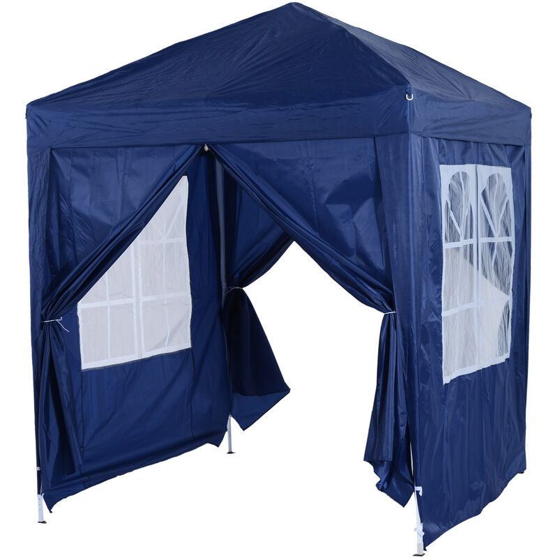 Tonnelle Tente de Réception pliante anti-UV bali Bleu Marine