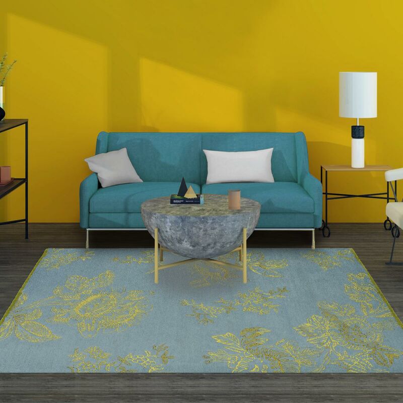 

Tonquin Design Alfombra BCA 1A2T Crema Lana - Bleu