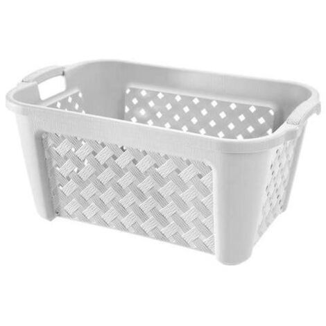 Tontarelli Arianna panier à linge 35 L Rectangulaire Polypropylène (PP) Blanc