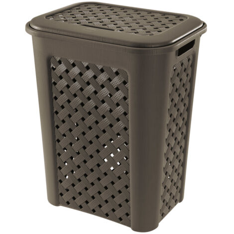 Tontarelli Cesta Portabiancheria Arianna 50L - Wenge