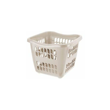 TONTARELLI  CESTO  BRIO  QUADRATO PANNA  cm.39x39x30h. - FER 330749
