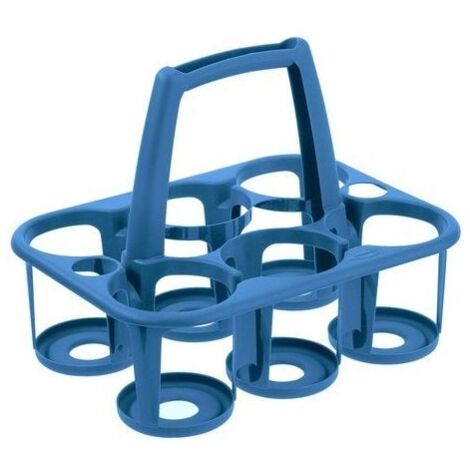 Tontarelli Porta Bottiglie Cover Line Cestello 6 Posti Blu