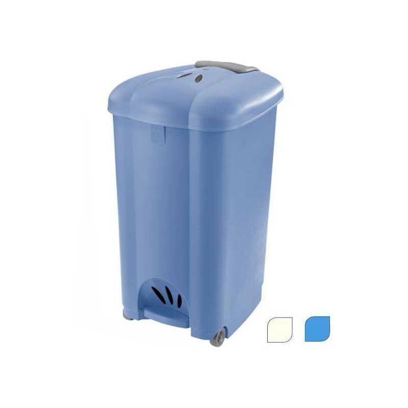 Poubelle à pédale Carolina l 50 Tontarelli Crème