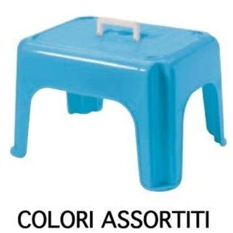 Tontarelli Sgabello Bagno Dumbo Stool Impilabile con Manico
