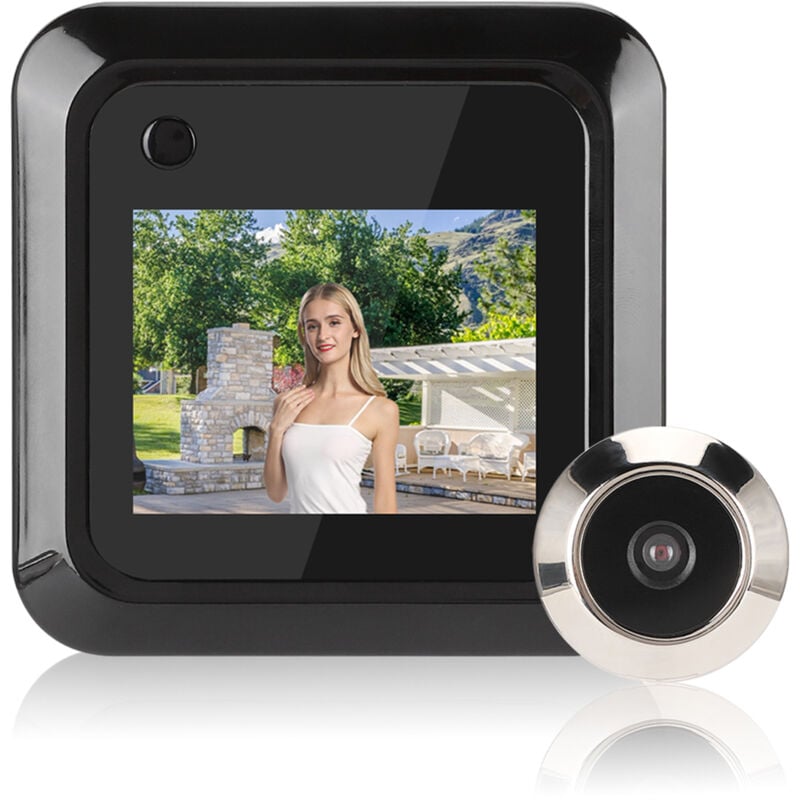 Tonysa - 0.3MP Smart Door Peephole Viewer Antivol Vidéo Record Sonnette 2.4in tft lcd Display 95° Grand Angle Judas Viewer Électronique Cat Eye