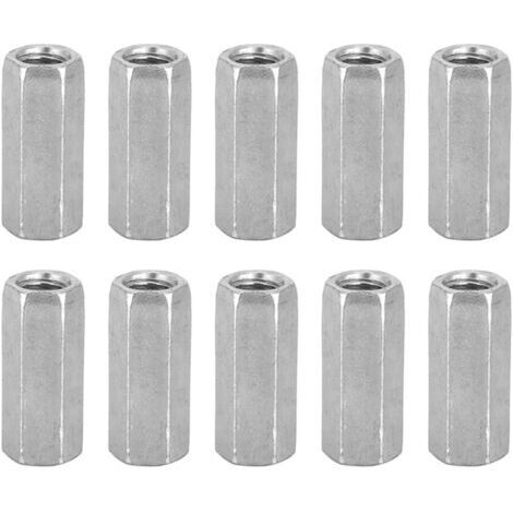 TONYSA 10 pièces M8 longue tige écrou Hex Hexagonal manchon entretoise attaches filetées (M830)