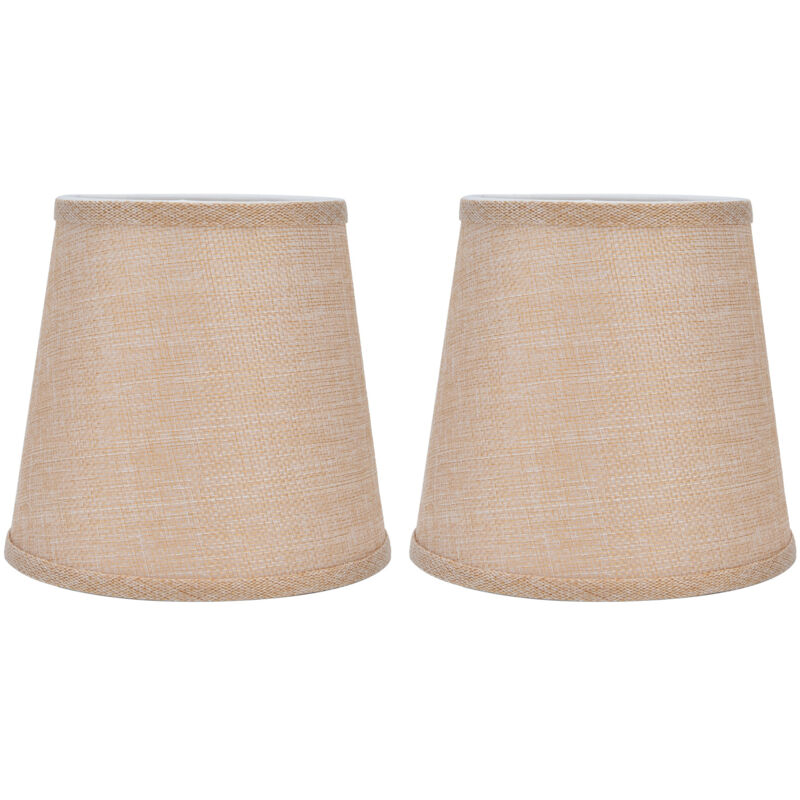 TONYSA 2 pièces d'abat-jour modernes de style européen E14 pour lampes de table et lustres sur pied