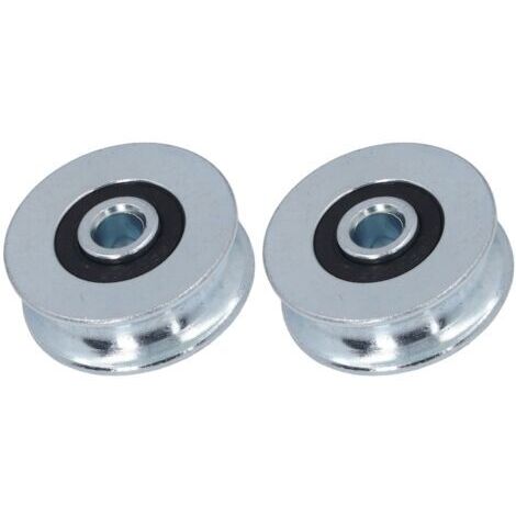 TONYSA 2 poulies de 40 mm de diamètre extérieur et de 8 mm de diamètre central, en acier allié avec roulement à billes