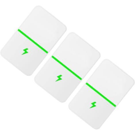 TONYSA 3PCS Économiseur D'énergie, Stop Watt Dispositif D'économie D'énergie, Dispositif D'économie d'électricité Pro Power Saver, Boîte D'économie électrique (90 à 240V)