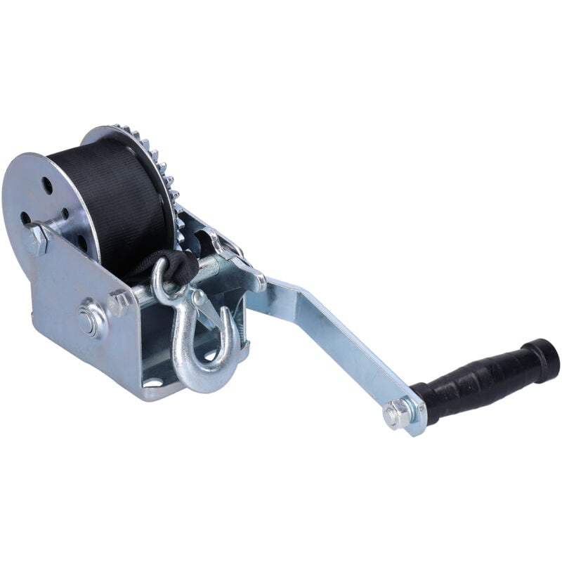 Image of Jeffergarden 600 Pfund schwere Winde mit 6m Gurt Handkurbelkabelausrüstung Manual Bootsanhänger