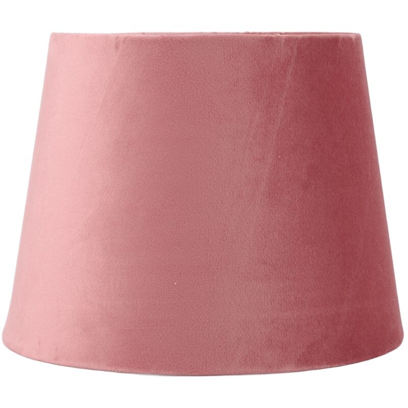 TONYSA Abat-jour en tissu E27 E14, abat-jour de remplacement conique en velours pour lampe décorative, pour Table, chevet, sol, marron