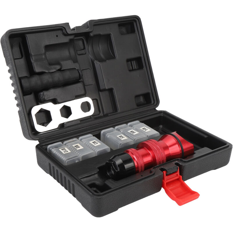 Tonysa - Adaptateur Riveteuse Kit d'outils de pistolet à écrou à rivet fileté adaptateur de perceuse alimentation électrique sans code pneumatique