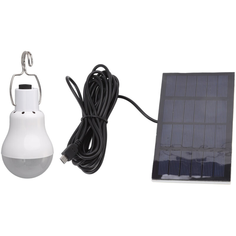 TONYSA Ampoule à LED solaire portable rechargeable pour la tente de camping de pêche à la randonnée extérieure