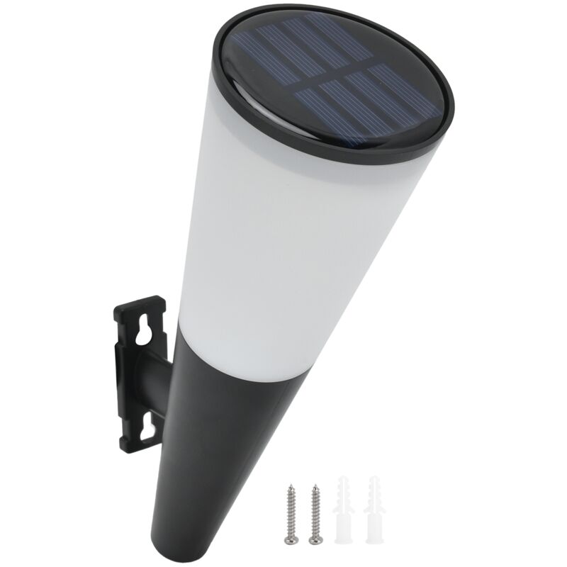 TONYSA Applique murale extérieure RGBW couleurs changeantes lampe solaire IP65 pour jardin balcon escalier rue