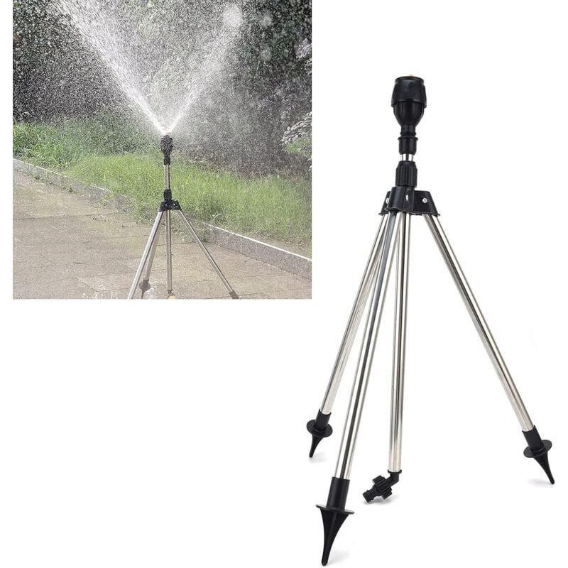 Tonysa - Arroseur sur Trépied,Arroseur Oscillant,Pistolet arrosage Jardin,Arroseur de Jardin sur trépied télescopique en ABS,Rotatifs Automatiques à
